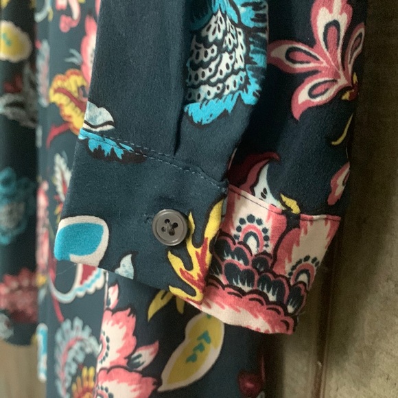 Loft Petites Fall Button front dress - Picture 4 of 4